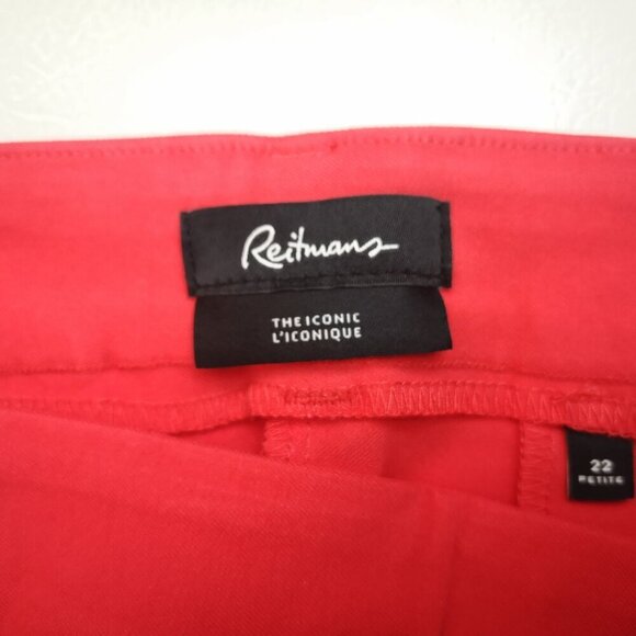 NWT Reitmans Ladies Size 22 Petite "The Iconic" Ankle Length Pull On Style Pants - Picture 3 of 15